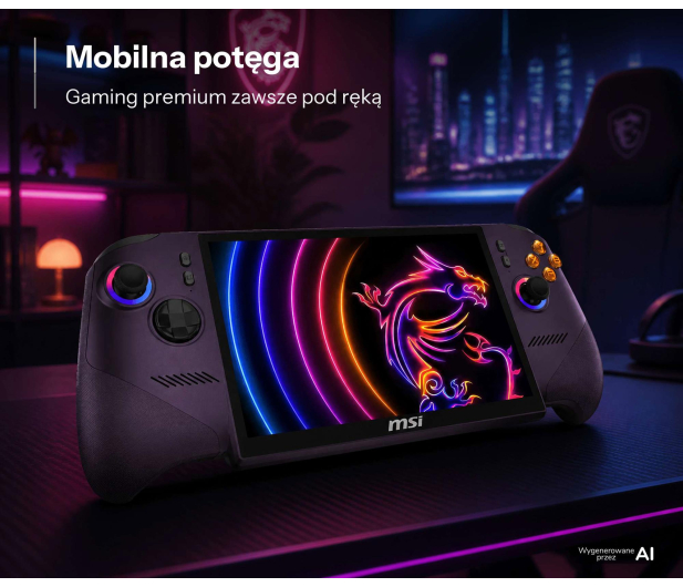 MSI Claw 8 EX AI+ CG3EM (Intel® Arc Graphics) Void Purple - 1588738 - zdjęcie 6
